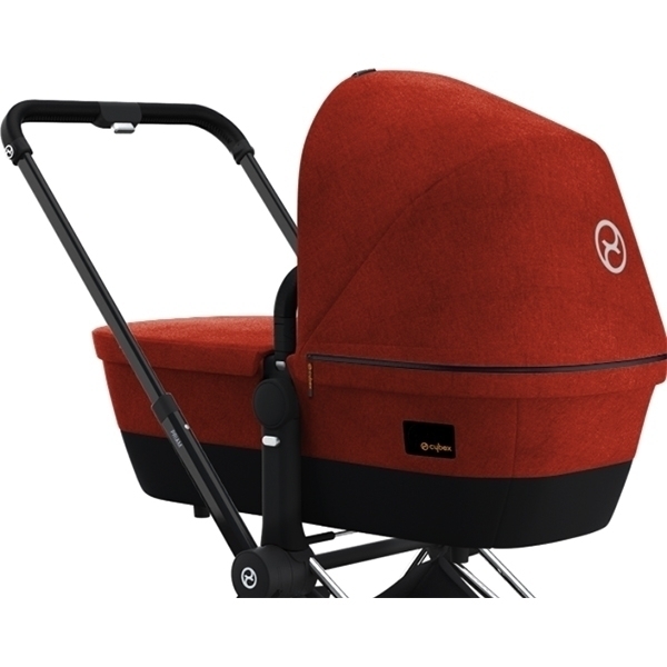 Коляска-люлька для новорожденного Cybex Priam Lux, шасси Trekking Matt Black фото 3