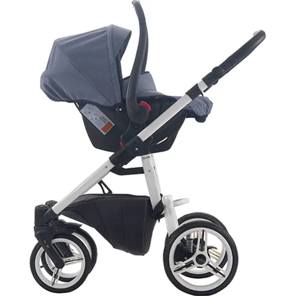 Детская коляска Bebetto Luca 2 в 1 цвет рамы Silver фото 14
