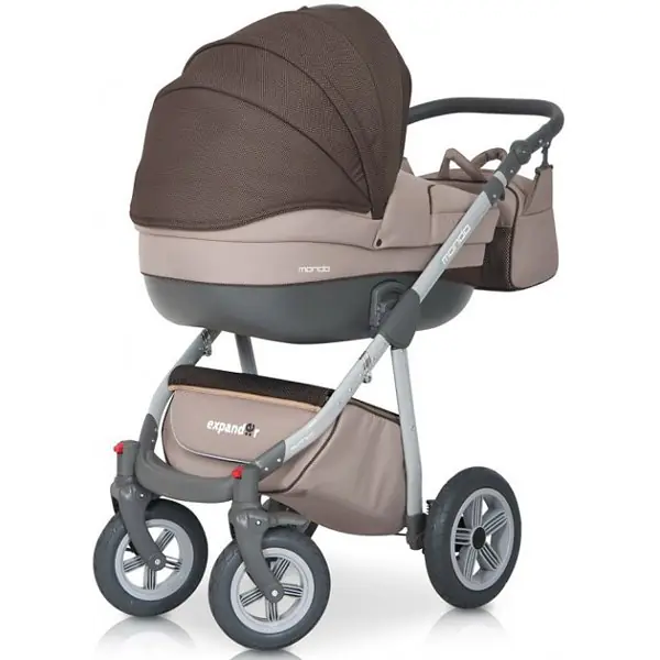 Детская коляска Expander Mondo Grey 3 в 1 фото 3