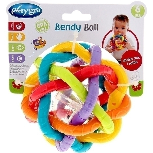 Игрушка-погремушка Playgro Шар 0184557 — как выглядит в жизни