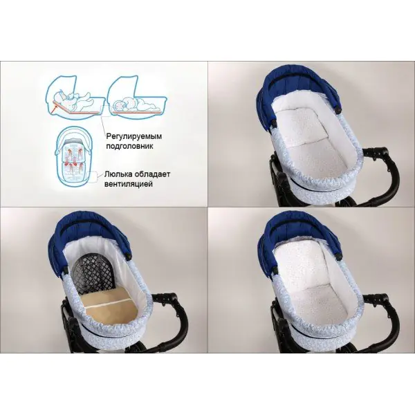 Детская коляска Zippy Baby-Merc Neo Lux 2 в 1 Цвет рамы Белый фото 8