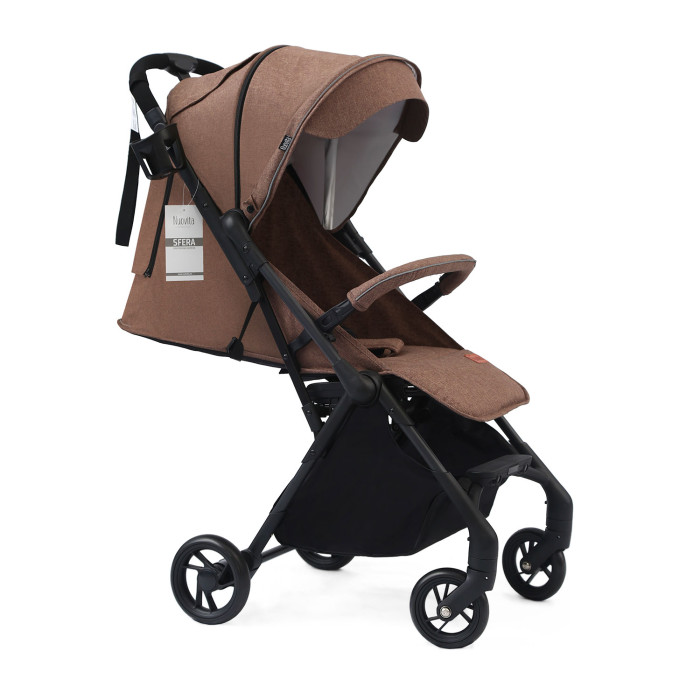 Детская прогулочная коляска Nuovita Sfera на черной раме - Фото