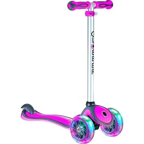Трехколесный самокат Y-Scoo Globber Primo Plus 442 с 3 светящимися колесами фото 3