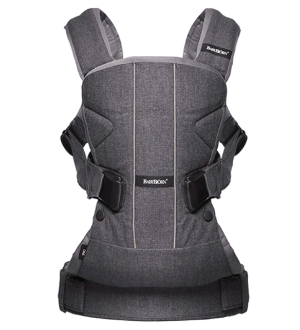 Многофункциональный рюкзак-кенгуру BabyBjorn One Cotton для ношения ребёнка на груди и на спине - Фото