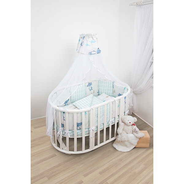 Комплект постели WB Premium в кроватку AmaroBaby В Лесу, 19 предметов фото 1