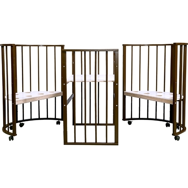 Овальная детская кроватка Nastella Baby Molly 7 в 1 без маятника фото 18