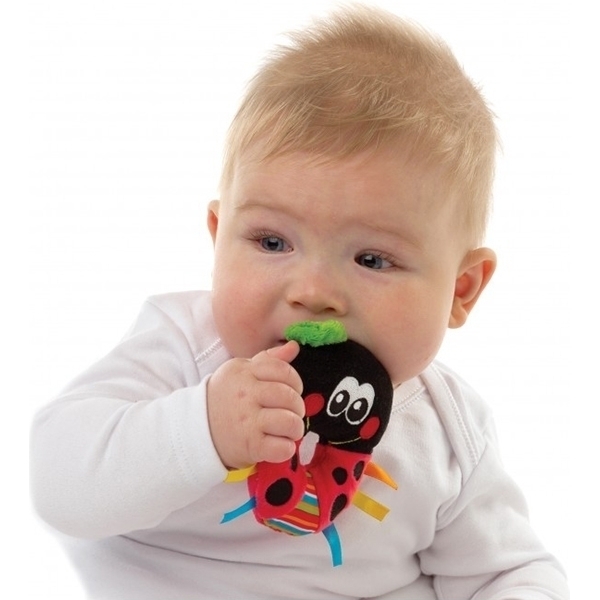 Игрушка-погремушка Playgro Божья Коровка 0182628 — как выглядит в жизни