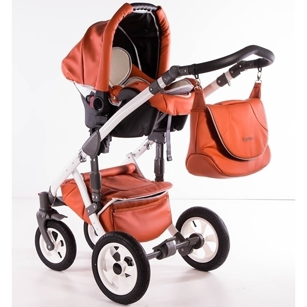 Детская коляска Street Racer Karona Eco 3 в 1, эко-кожа фото 8