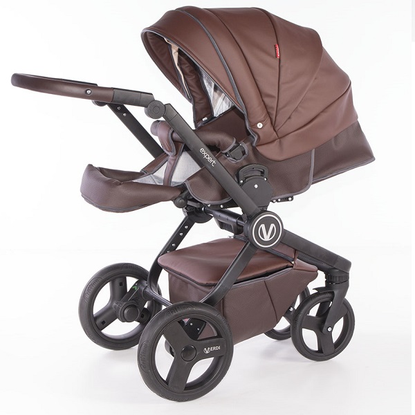 Детская коляска Verdi Expert 3 в 1, эко-кожа фото 6