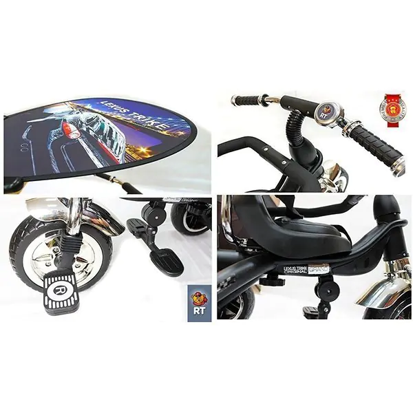 Трехколесный велосипед Lexus Trike original RT Grand Print Deluxe New Design 2014 фото 13