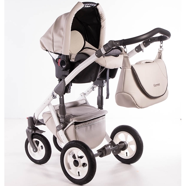 Детская коляска Street Racer Karona Eco 3 в 1, эко-кожа фото 10