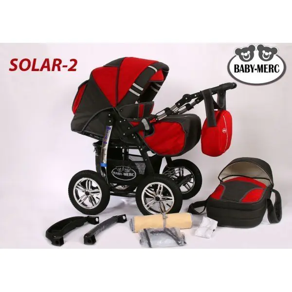 Детская коляска Baby-Merc Solar-2 2 в 1 фото 1