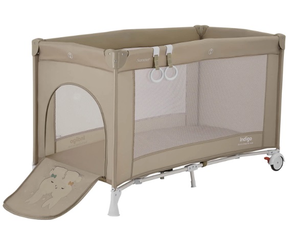 Детская кровать-манеж Indigo Summer, 2 уровня фото 1