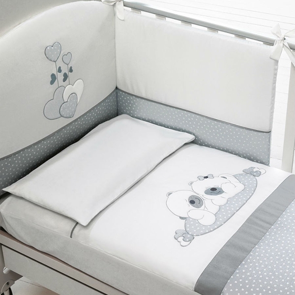 Комплект постели в кроватку Baby Expert Sogno, 4 предмета - Фото