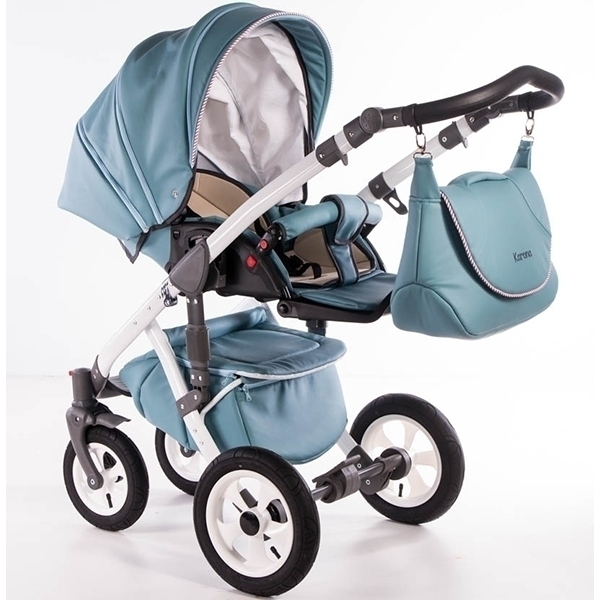 Детская коляска Street Racer Karona Eco 3 в 1, эко-кожа фото 14