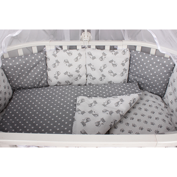 Комплект постели в кроватку Amarobaby Мимими, 18 предметов фото 1