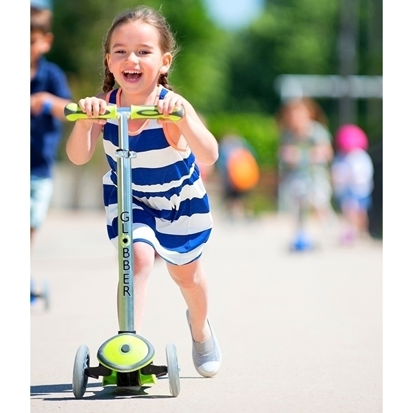 Трехколесный самокат Globber EVO 5 в 1 со светящимися колесами фото 28