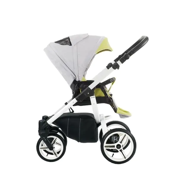 Детская коляска Bebetto Luca S-line 2 в 1, шасси White фото 5