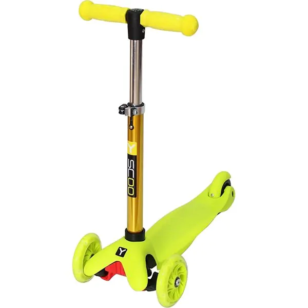 Каталка-самокат 3 в 1 Y-Scoo Mini Jump&Go со светящимися колесами фото 16