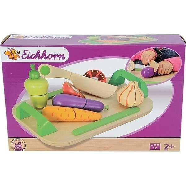 Игровой набор Eichhorn Доска с овощами 100003722, 12 деталей фото 1