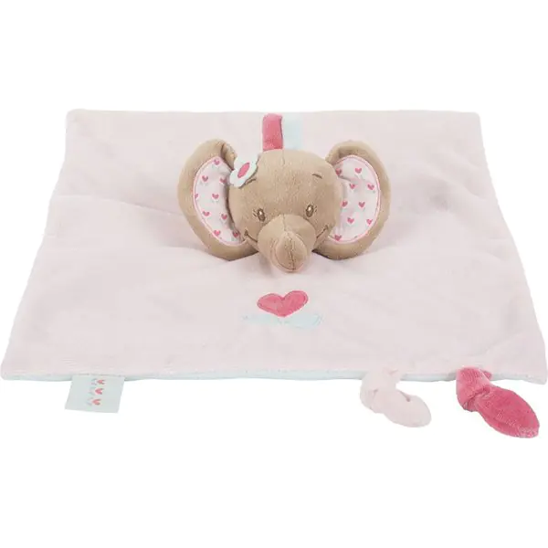 Мягкие игрушки Nattou Doudou Charlotte & Rose Жираф и Слоник 655132, 655125 фото 1