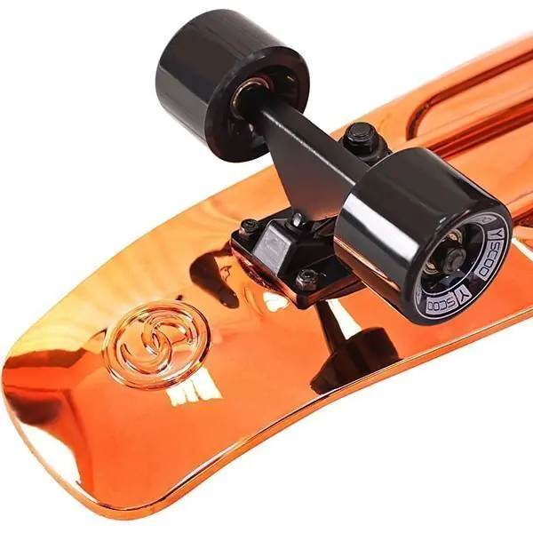 Скейтборд RT Y-Scoo Big Fishskateboard metallic 27" с сумкой арт. 402H, 68,6х19 фото 6