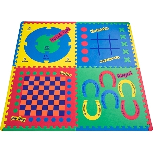 Игровой коврик-пазл Funkids 24" Игровой Центр 4 в 1 KB-119-NT, 4 плиты фото 1