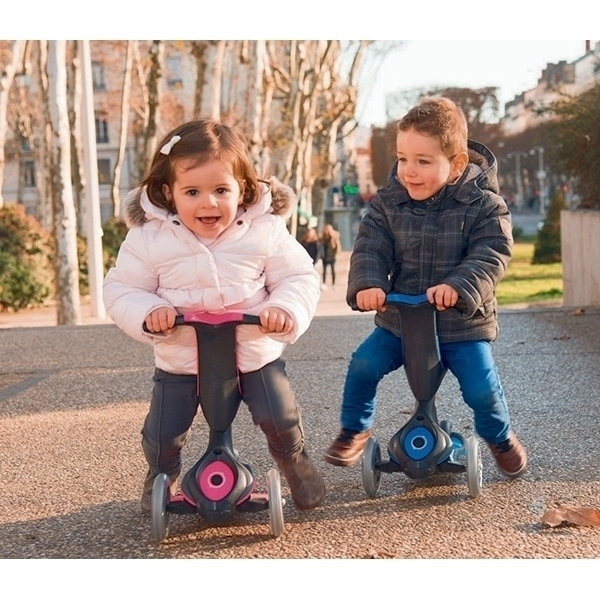 Трехколесный самокат Globber EVO 5 в 1 со светящимися колесами фото 27