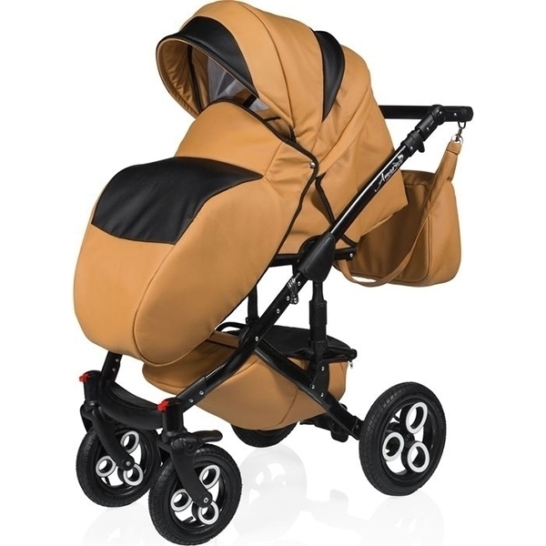 Детская коляска AmaroBaby Sport Style 2 в 1, эко-кожа фото 3