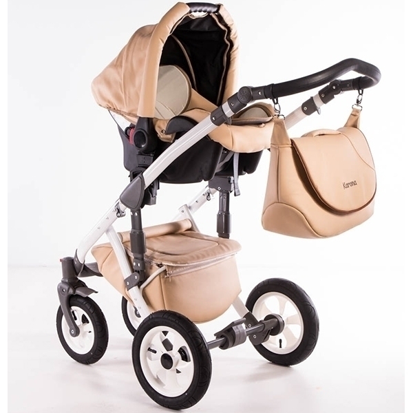 Детская коляска Street Racer Karona Eco 3 в 1, эко-кожа фото 4