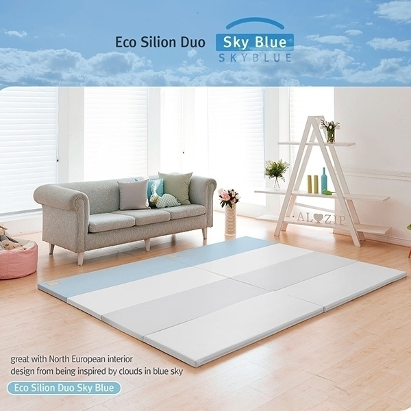 Детский игровой складывающийся коврик AlzipMat Silion Mat G SM-200G фото 17