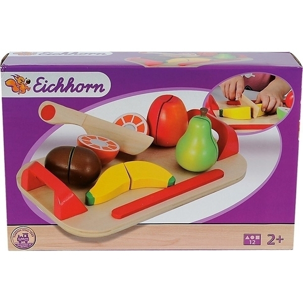Игровой набор Eichhorn Доска с фруктами 100003721, 12 деталей фото 1