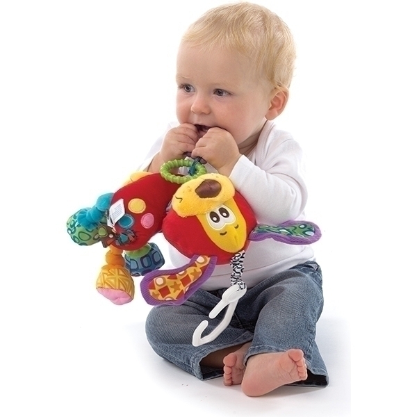 Мягкая игрушка-подвеска Playgro Щенок 0181200 — как выглядит в жизни