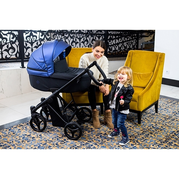 Детская коляска Bebetto Nitello Shine 3 в 1, эко-кожа + ткань фото 14