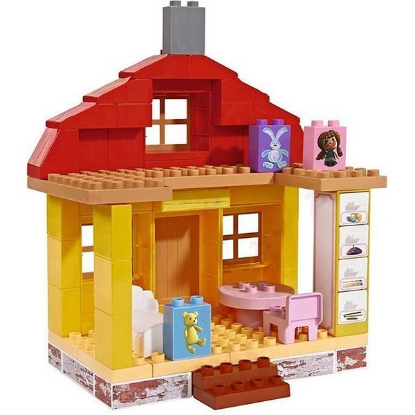 Конструктор Smoby Маша и Медведь, Домик Маши, 95 деталей, 4/4 арт. 800057096 — как выглядит в жизни