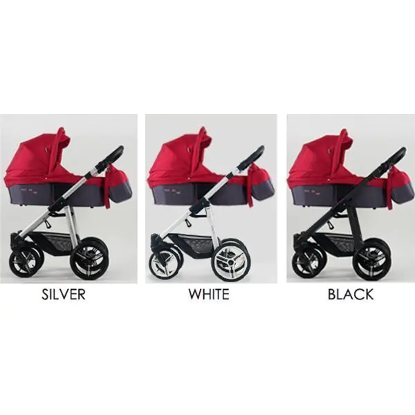 Детская коляска Bebetto Nico Plus 2 в 1 цвет рамы Silver фото 1