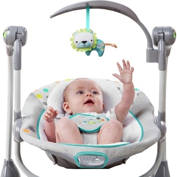 Качели Bright Starts InGenuity Умные и бесшумные фото 4