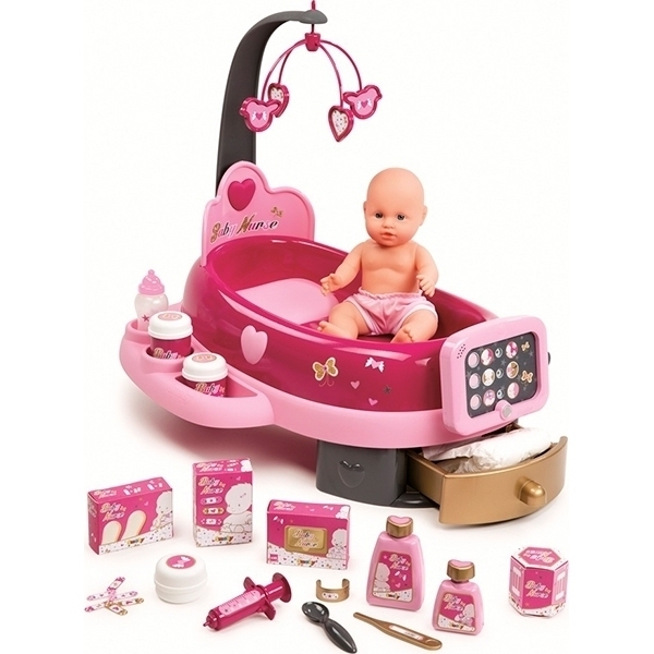 Набор по уходу с куклой и планшетом Smoby Baby Nurse 220317 Набор по уходу с куклой и планшетом Smoby Baby Nurse 220317 - Фото