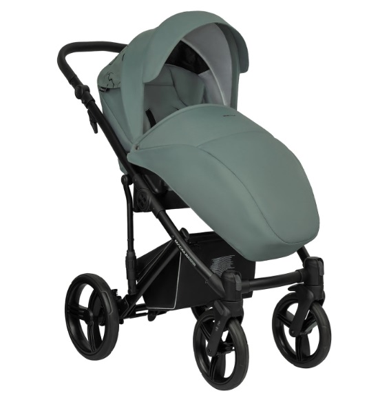 Детская коляска Bebetto Magnum Light Se 2 в 1 на черной раме фото 6