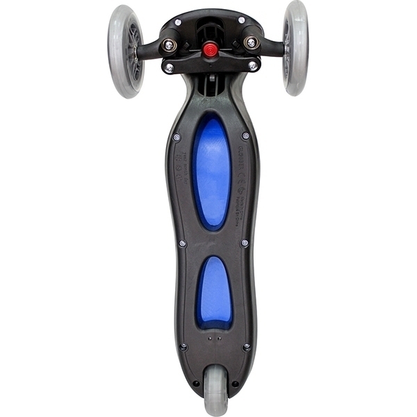 Трехколесный самокат Globber Elite FL My Free Fold Up 449 со светящимися колесами и платформой фото 17