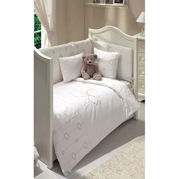 Сменный комплект белья Fiorellino Luna Elegant Фиореллино Луна Элегант в кроватку, 3 предмета фото 2