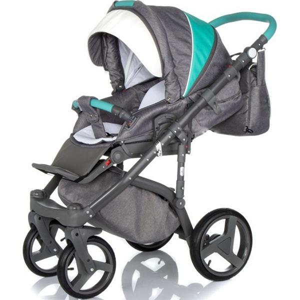 Детская коляска BeBe-Mobile Ravenna Sport 2 в 1, ткань+эко-кожа фото 1