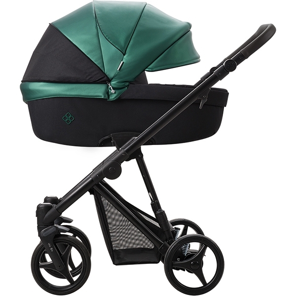 Детская коляска Bebetto Nitello Shine 3 в 1, эко-кожа + ткань фото 2