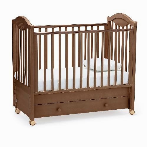 Детская кроватка Nuovita Lusso swing, продольный маятник — как выглядит в жизни