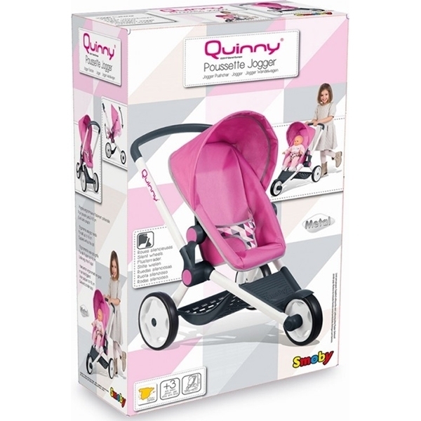 Трехколесная коляска для кукол Smoby MC&Quinny 255097 фото 7