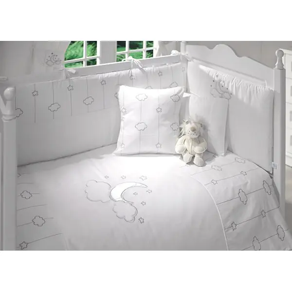 Сменный комплект белья Fiorellino Luna Chic Фиореллино  Луна Чик в кроватку, 3 предмета фото 1