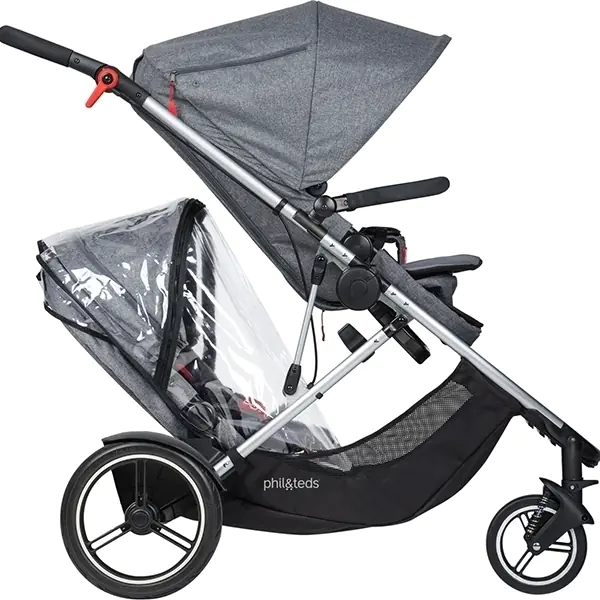 Дождевик на дополнительное сидение коляски Phil and Teds Voyager DK фото 1