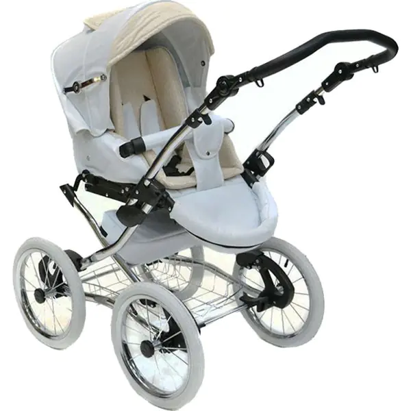 Детская коляска Nastella Luxe Eco 3 в 1, эко-кожа, шасси Black фото 7