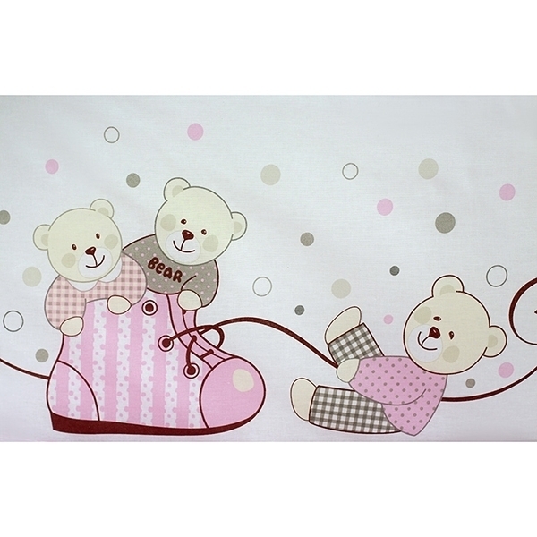 Комплект постели в кроватку Pituso Мишки, 6 предметов - Фото