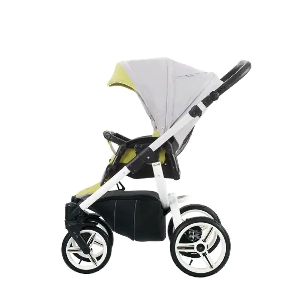 Детская коляска Bebetto Luca S-line 2 в 1, шасси White фото 2